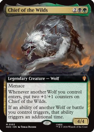 Chief of the Wilds (Extended Art) (103) [The Hobbit: Eternal-Legal] foil