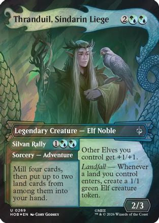 Thranduil, Sindarin Liege (Showcase) (Surge Foil) (269) [The Hobbit] foil