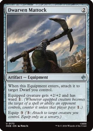 Dwarven Mattock (172) [The Hobbit] foil-1