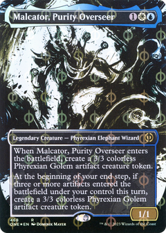 Malcator, Purity Overseer (Showcase) (Step-and-Compleat Foil) (468) [Phyrexia: All Will Be One] foil - Deck Out Gaming
