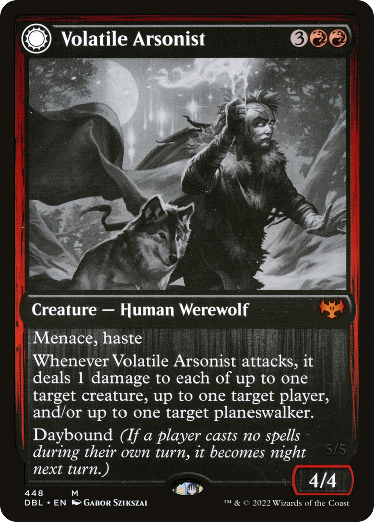 Volatile Arsonist (448) [Innistrad: Double Feature] - Deck Out Gaming