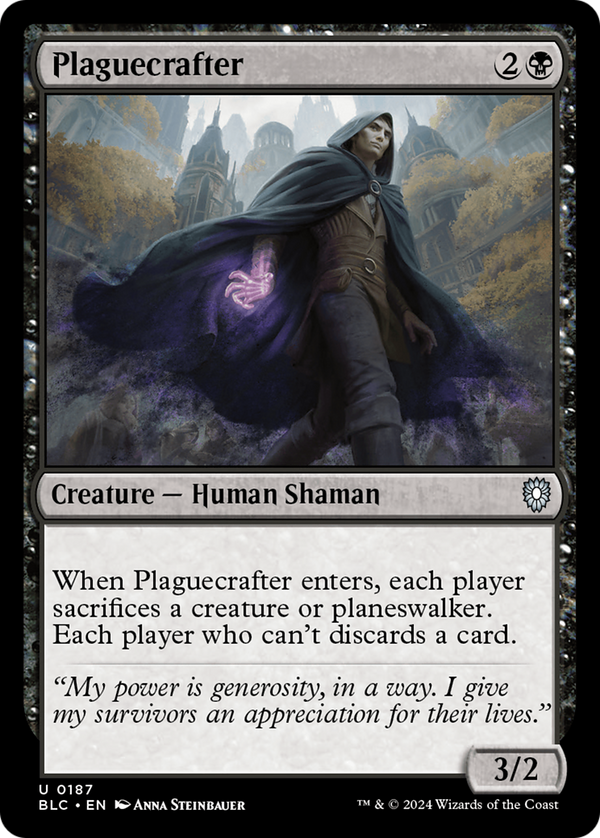 Plaguecrafter (187) [Bloomburrow Commander] - Deck Out Gaming