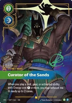 Nasus - Curator of the Sands (Signature) (192*/166) [Vendetta] Foil-1