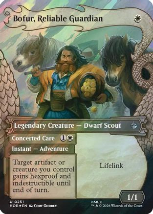 Bofur, Reliable Guardian (Showcase) (Surge Foil) (251) [The Hobbit] foil
