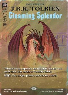 Gleaming Splendor (Borderless) (Surge Foil) (275) [The Hobbit] foil-1