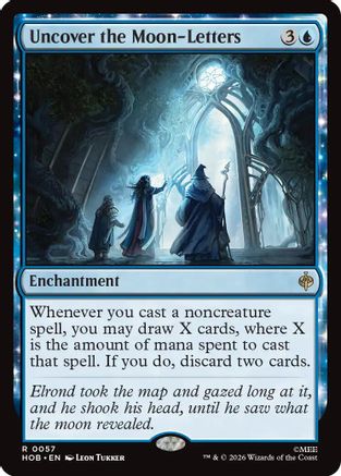 Uncover the Moon-Letters (57) [The Hobbit] foil-1