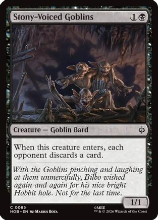 Stony-Voiced Goblins (85) [The Hobbit]