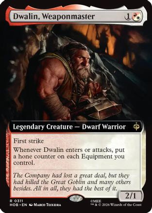 Dwalin, Weaponmaster (Extended Art) (311) [The Hobbit] foil
