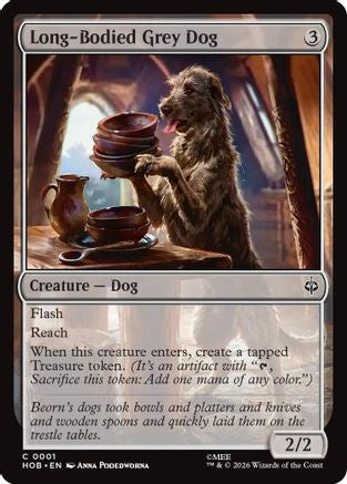 Long-Bodied Grey Dog (1) [The Hobbit]