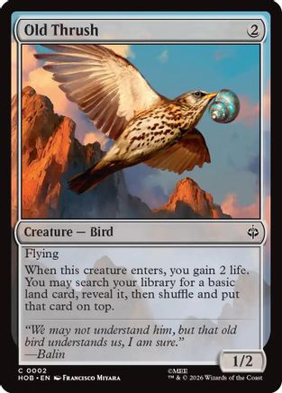 Old Thrush (2) [The Hobbit] foil