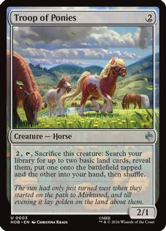 Troop of Ponies (3) [The Hobbit] foil-1