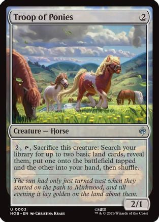 Troop of Ponies (3) [The Hobbit] foil-1