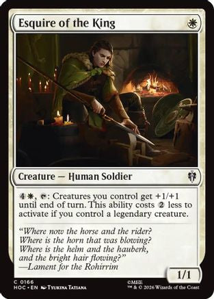 Esquire of the King (166) [The Hobbit: Eternal-Legal]-1
