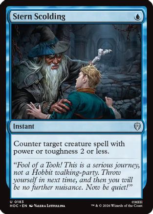 Stern Scolding (183) [The Hobbit: Eternal-Legal]