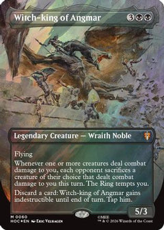Witch-king of Angmar (Borderless) (Surge Foil) (60) [The Hobbit: Eternal-Legal] foil-1