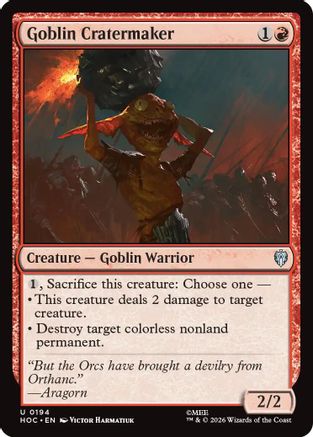 Goblin Cratermaker (194) [The Hobbit: Eternal-Legal]
