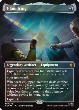 Glamdring (Borderless) (Surge Foil) (82) [The Hobbit: Eternal-Legal] foil