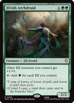 Elvish Archdruid (204) [The Hobbit: Eternal-Legal]-1