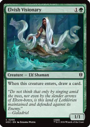 Elvish Visionary (206) [The Hobbit: Eternal-Legal]
