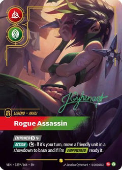 Akali - Rogue Assassin (Signature) (189*/166) [Vendetta] Foil-1