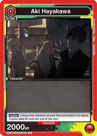 Aki Hayakawa (052) (Box Topper Foil) (UE22BT/CSM-1-052) [UE22BT: CHAINSAW MAN] Foil