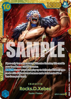 Rocks.D.Xebec (118) (OP17-118) [The World's Strongest Warriors] Foil-1