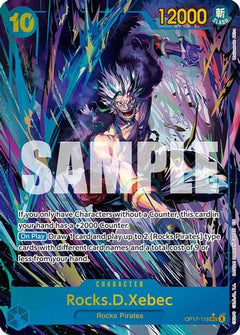 Rocks.D.Xebec (118) (Alternate Art) (OP17-118) [The World's Strongest Warriors] Foil-1