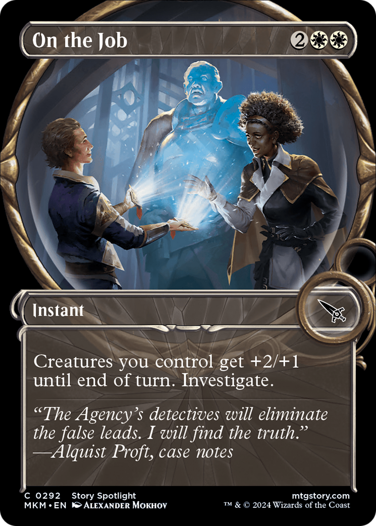 On the Job (Showcase) (292) [Murders at Karlov Manor] foil - Deck Out Gaming