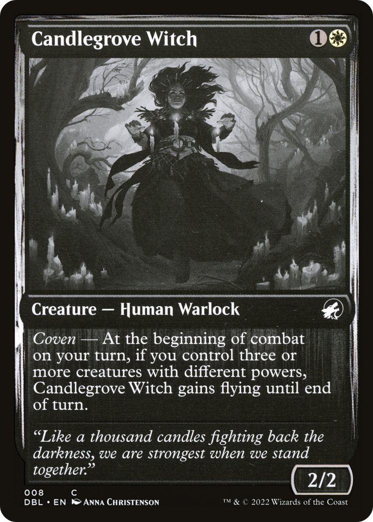 Candlegrove Witch (8) [Innistrad: Double Feature] foil - Deck Out Gaming