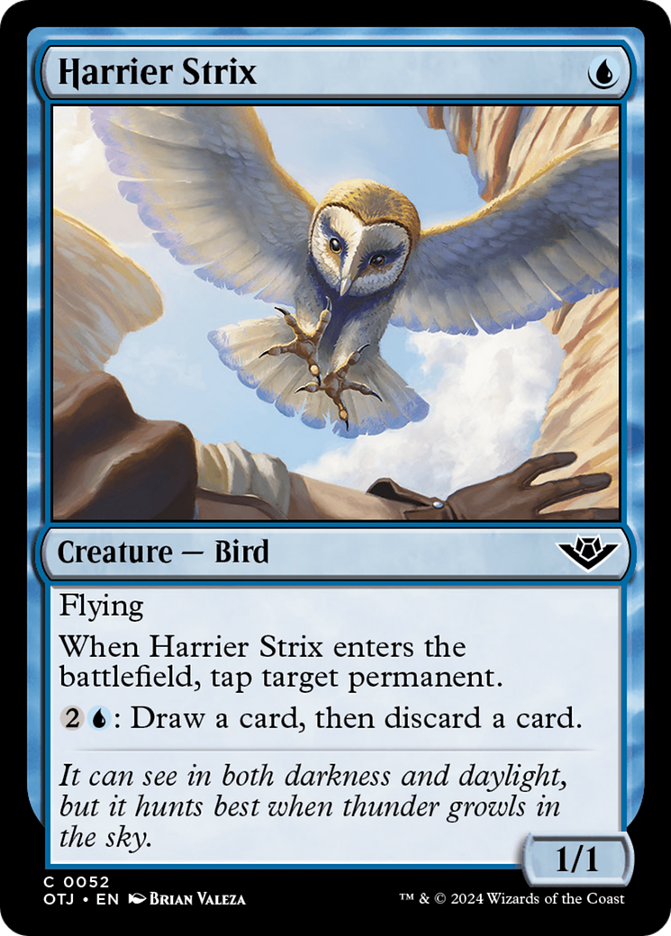Harrier Strix (52) [Outlaws of Thunder Junction] foil - Deck Out Gaming