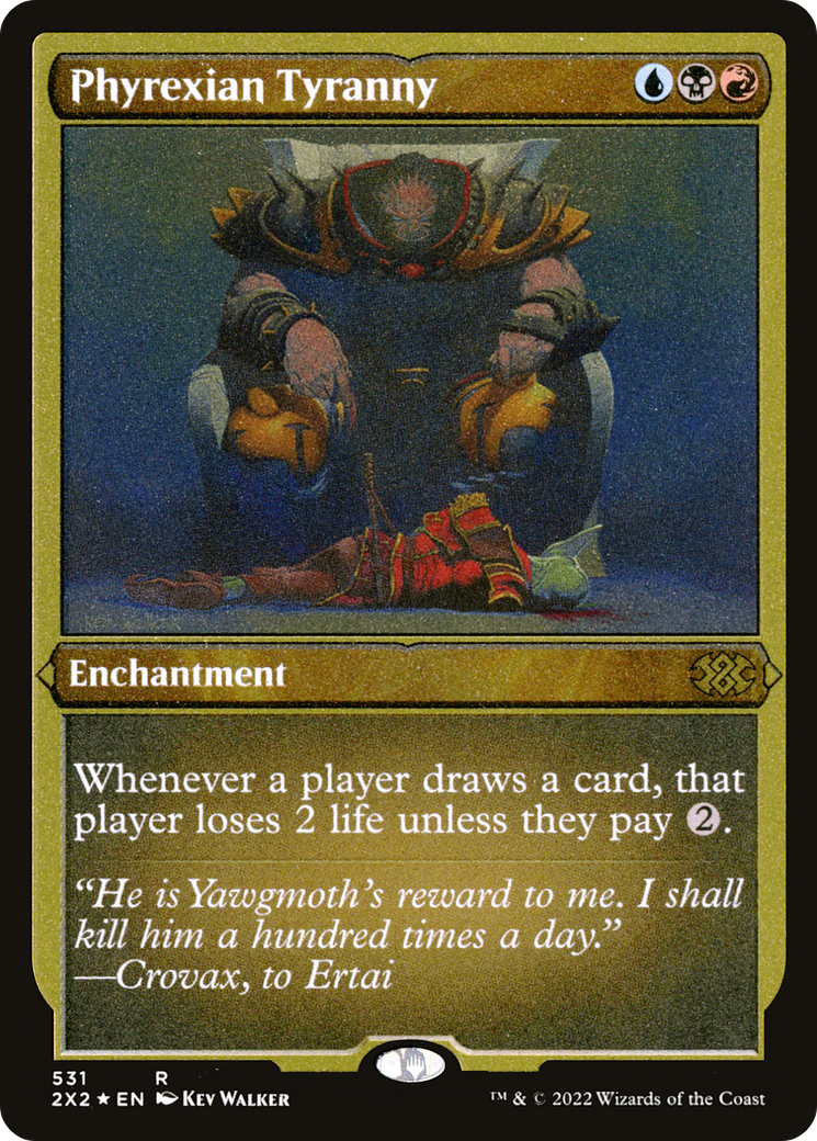 Phyrexian Tyranny (Foil Etched) (531) [Double Masters 2022] foil - Deck Out Gaming