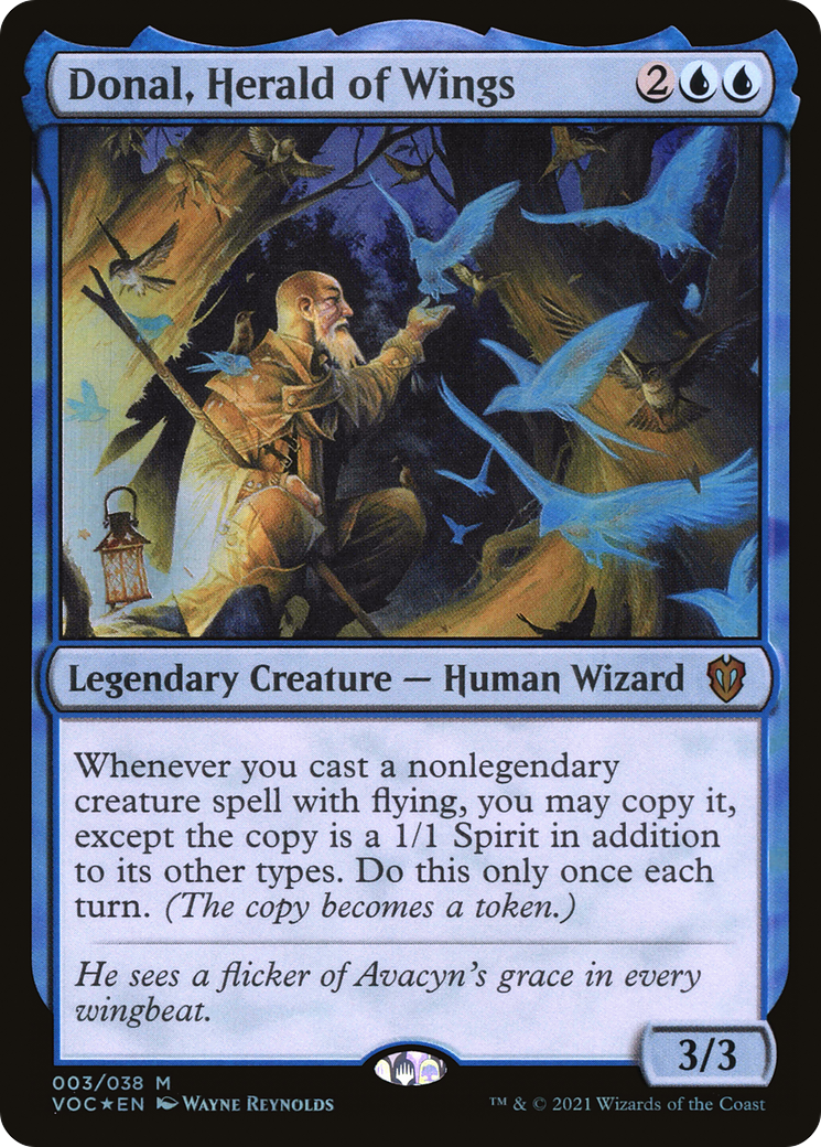 Donal, Herald of Wings (3) [Commander: Innistrad: Crimson Vow] - Deck Out Gaming