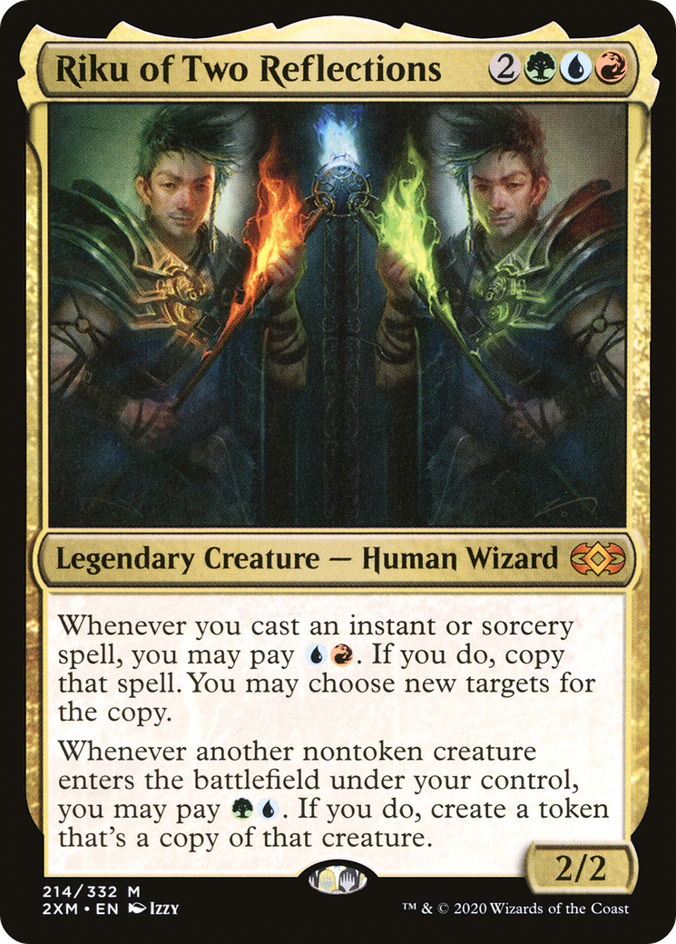 Riku of Two Reflections (214) [Double Masters] - Deck Out Gaming