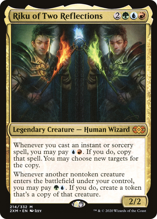 Riku of Two Reflections (214) [Double Masters] foil - Deck Out Gaming