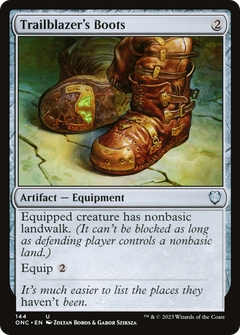 Trailblazer's Boots (144) [Phyrexia: All Will Be One Commander] - Deck Out Gaming