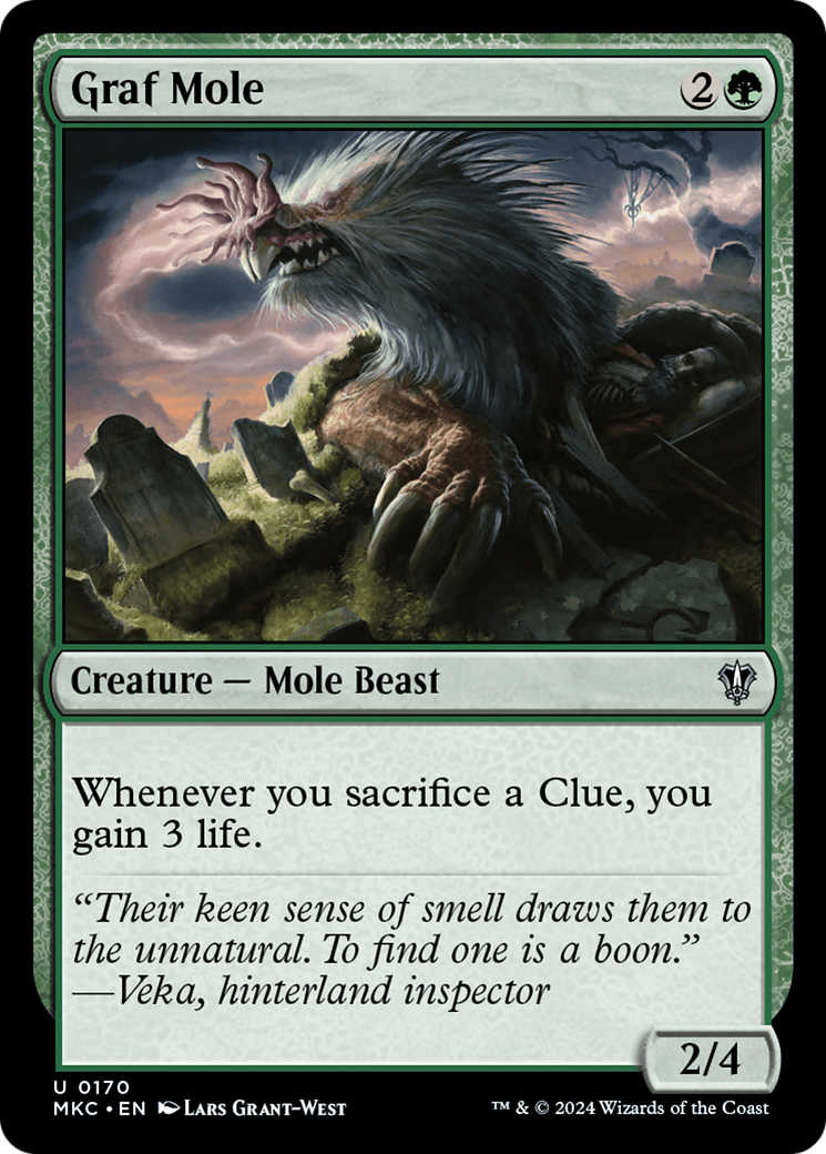 Graf Mole (170) [Murders at Karlov Manor Commander] - Deck Out Gaming