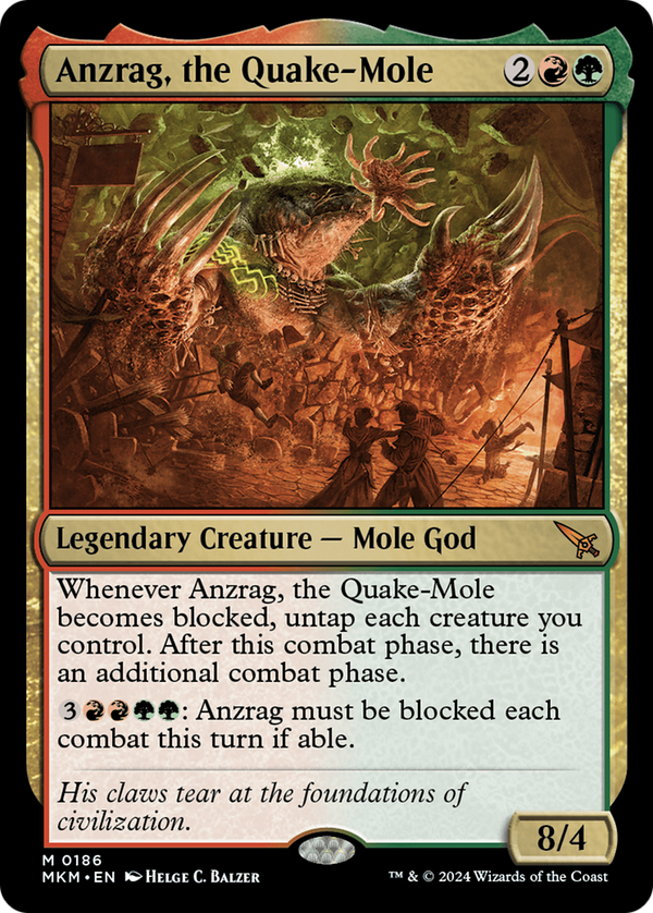 Anzrag, the Quake-Mole (186) [Murders at Karlov Manor] - Deck Out Gaming