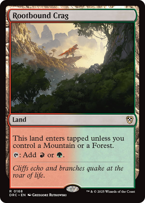 Rootbound Crag (168) [Commander: Aetherdrift] - Deck Out Gaming