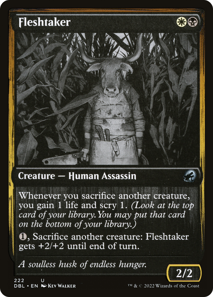 Fleshtaker (222) [Innistrad: Double Feature] foil - Deck Out Gaming