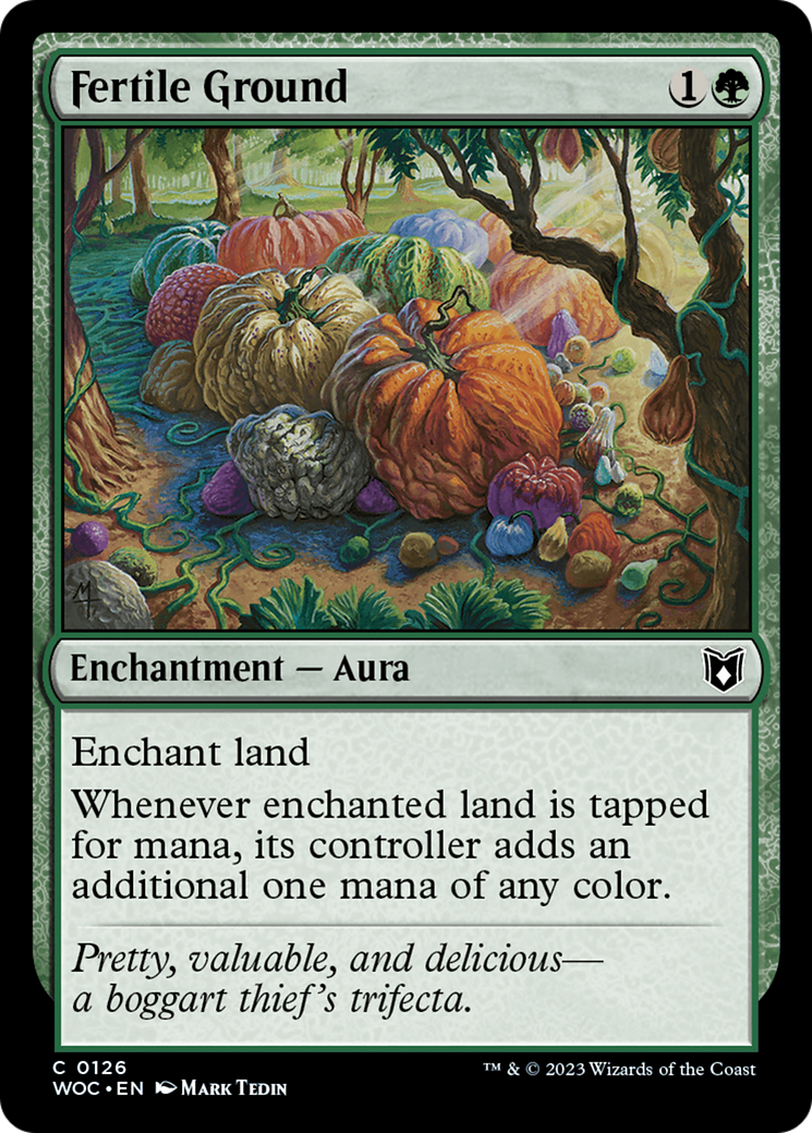 Fertile Ground (126) [Wilds of Eldraine Commander] - Deck Out Gaming