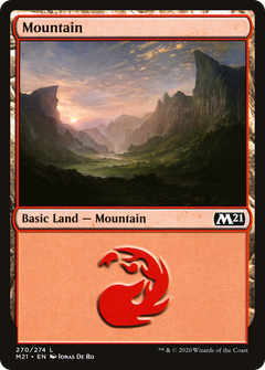 Mountain (270) [Core Set 2021] foil - Deck Out Gaming
