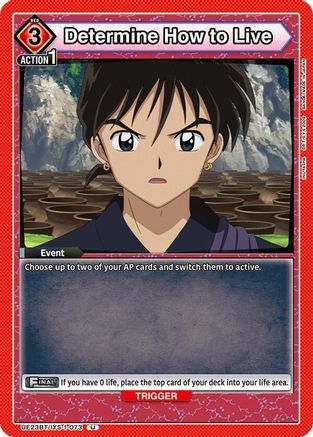 Determine How to Live (UE23BT/IYS-1-073) [UE23BT: Inuyasha]-1