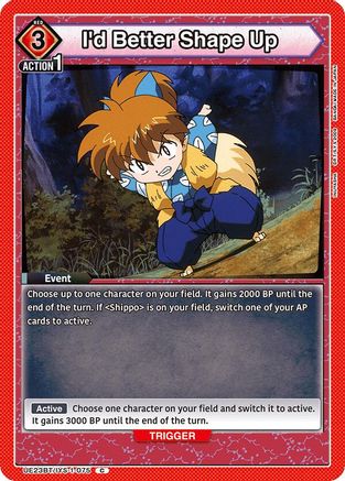 I'd Better Shape Up (UE23BT/IYS-1-075) [UE23BT: Inuyasha]-1
