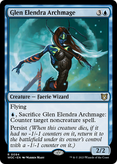 Glen Elendra Archmage (94) [Wilds of Eldraine Commander] - Deck Out Gaming