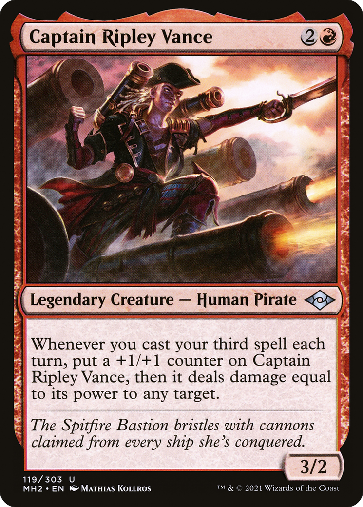 Captain Ripley Vance (119) [Modern Horizons 2] - Deck Out Gaming