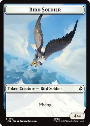 Bird Soldier // Axe Double-Sided Token (1) [The Hobbit] foil-1