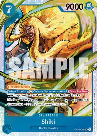 Shiki (048) (OP17-048) [The World's Strongest Warriors] Foil