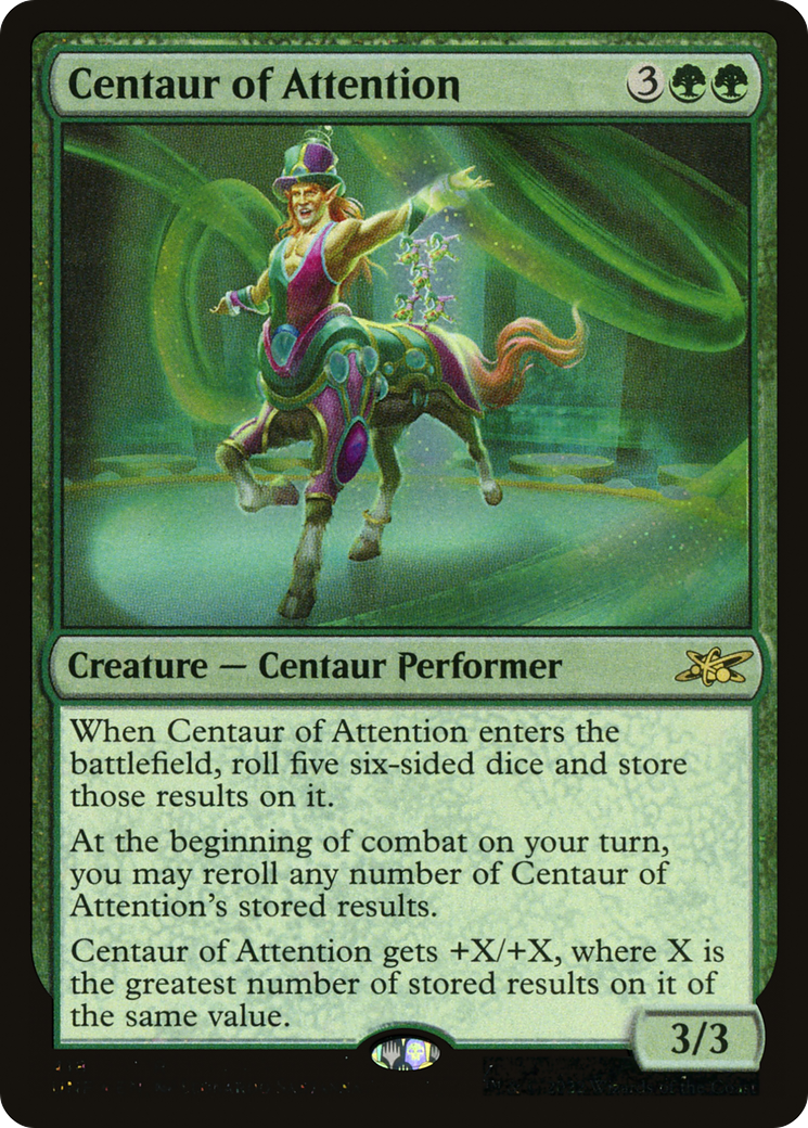 Centaur of Attention (Galaxy Foil) (418) [Unfinity] foil - Deck Out Gaming