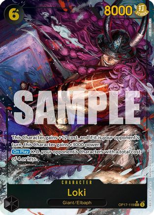Loki (Alternate Art) (OP17-119) [The World's Strongest Warriors] Foil-1
