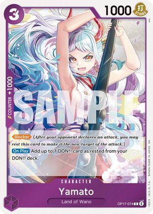 Yamato (OP17-074) [The World's Strongest Warriors] Foil